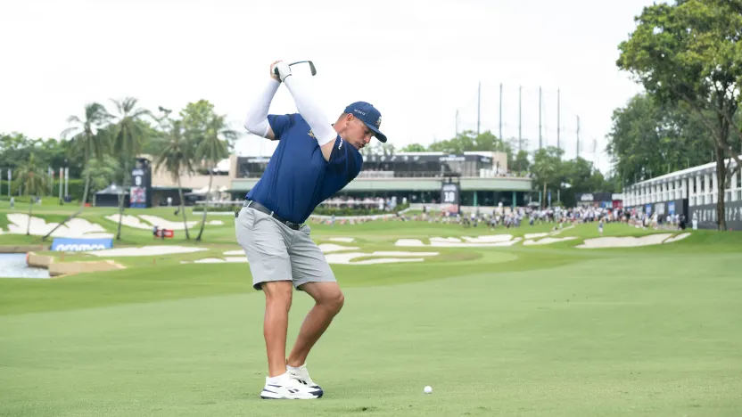 DeChambeau, Crushers GC lead after Round 2 at Aramco LIV Golf Singapore