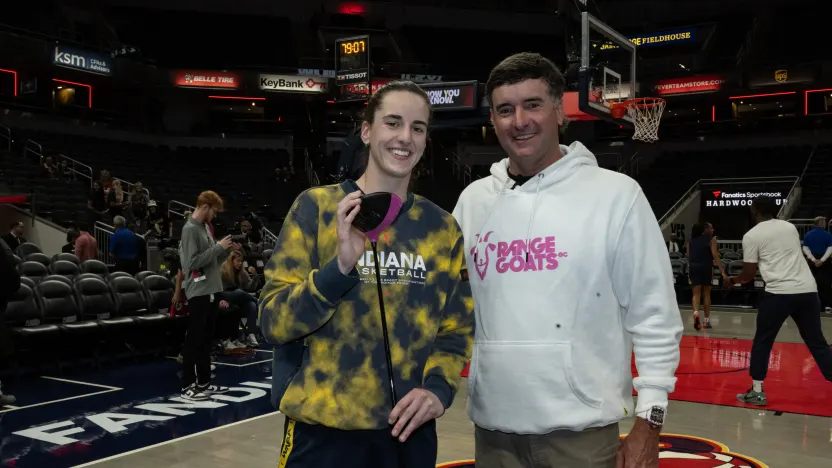 Watson gifts WNBA superstar Caitlin Clark signed driver