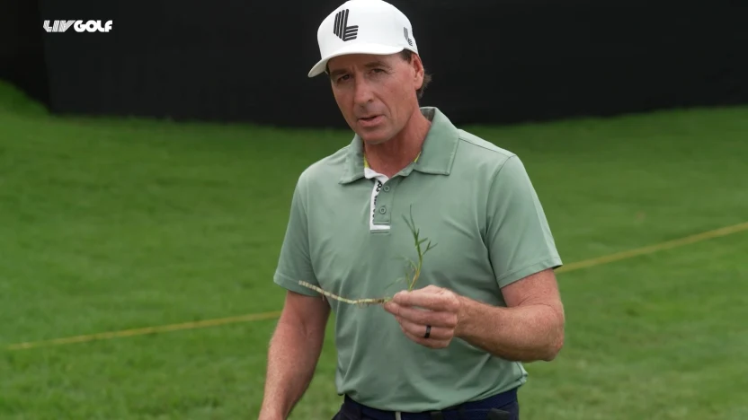 Brett Rumford breaks down the rough at Steyn City