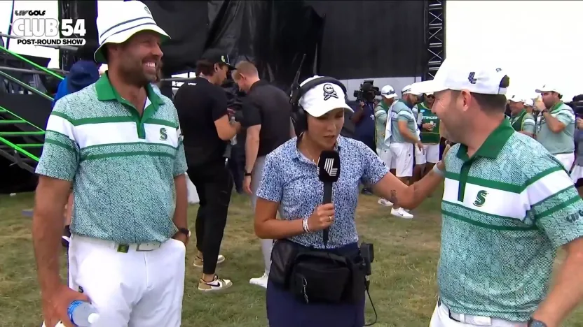 Schwartzel on Stinger Win: 'We all feel very happy'