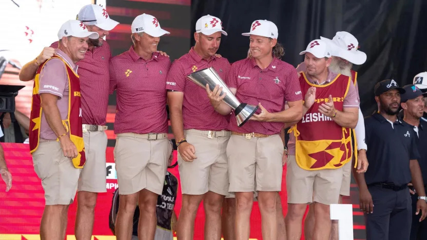 image: Dallas recap: Fast-finishing Rippers clinch a third team title to make it 'a great year' in LIV Golf