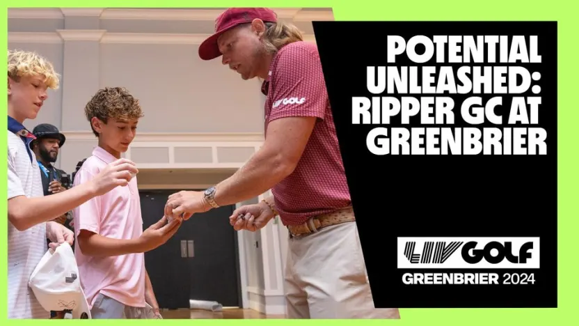 image: Potential Unleashed: Ripper GC hosts kids at Greenbrier