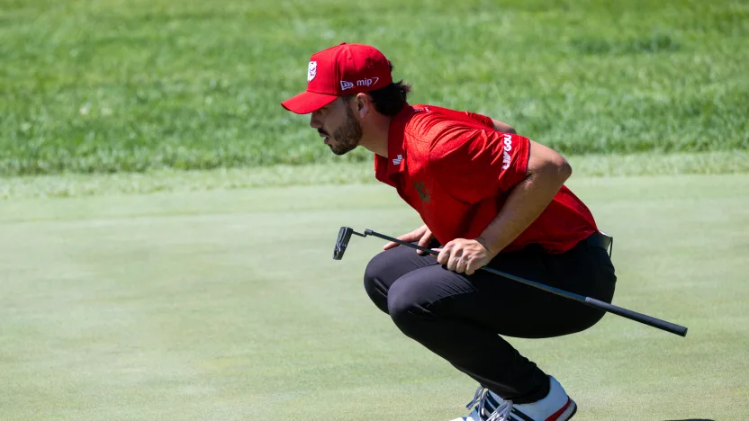Josele Ballester of Fireballs GC putts on the 15th green during the final round of LIV Golf Andalucía at Real Club Valderrama on Sunday, July 13, 2025 in San Roque, Spain. (Photo by Matthew Harris/LIV Golf)
