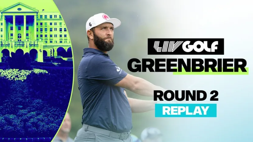 image: Replay | LIV Golf Greenbrier | Round 2 | Aug 17, 2024