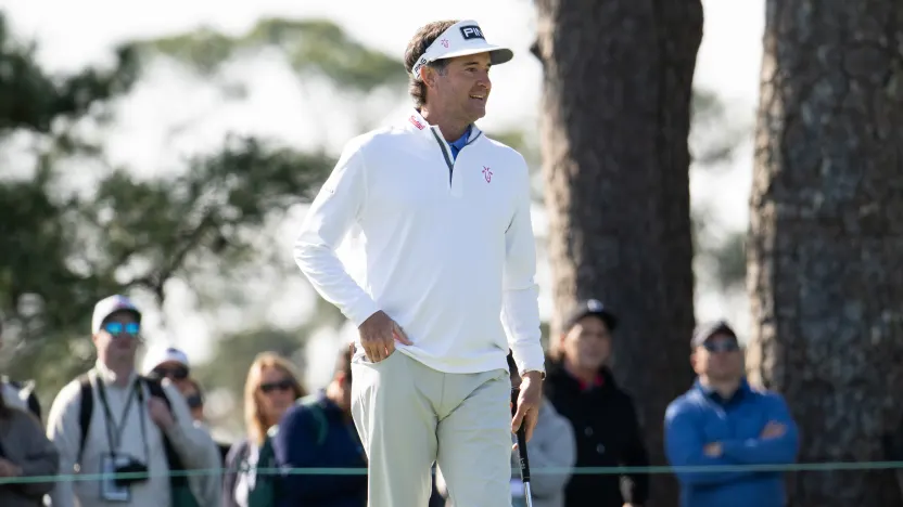 Captain Bubba Watson of RangeGoats GC is seen during the practice round before the start of The Masters at the Augusta National Golf Club on Wednesday, April 09, 2025 in Augusta, Georgia. (Photo by Montana Pritchard/LIV Golf)