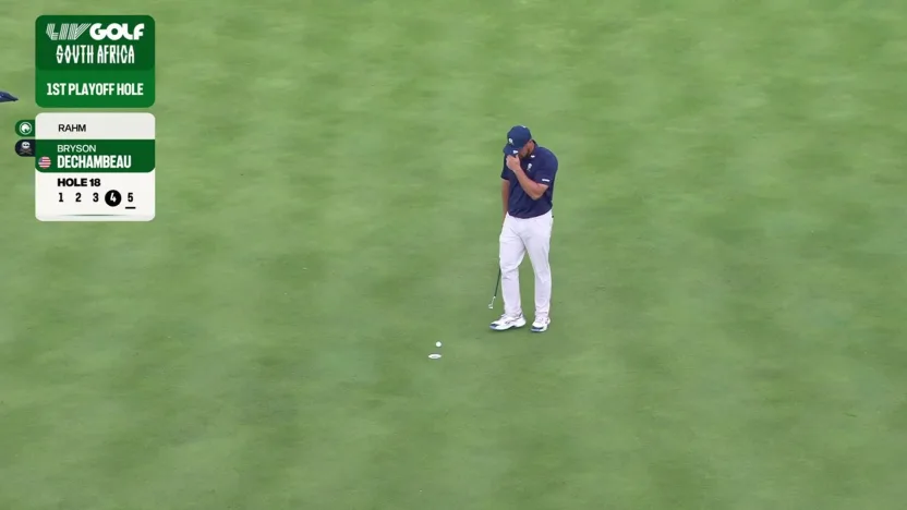 Watch: Bryson DeChambeau's victory putt