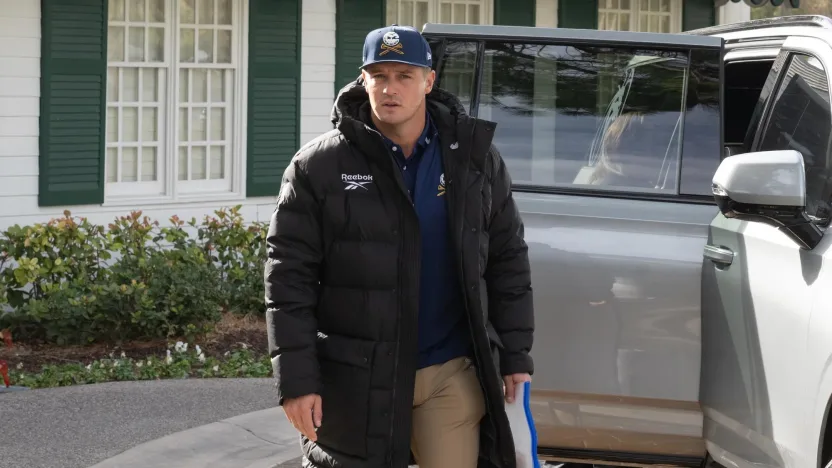 Captain Bryson DeChambeau of Crushers GC arrives to the clubhouse before the Showdown at the Shadow Creek Golf Course on Tuesday, Dec. 17, 2024 in Las Vegas, Nevada. (Photo by Montana Pritchard/LIV Golf)