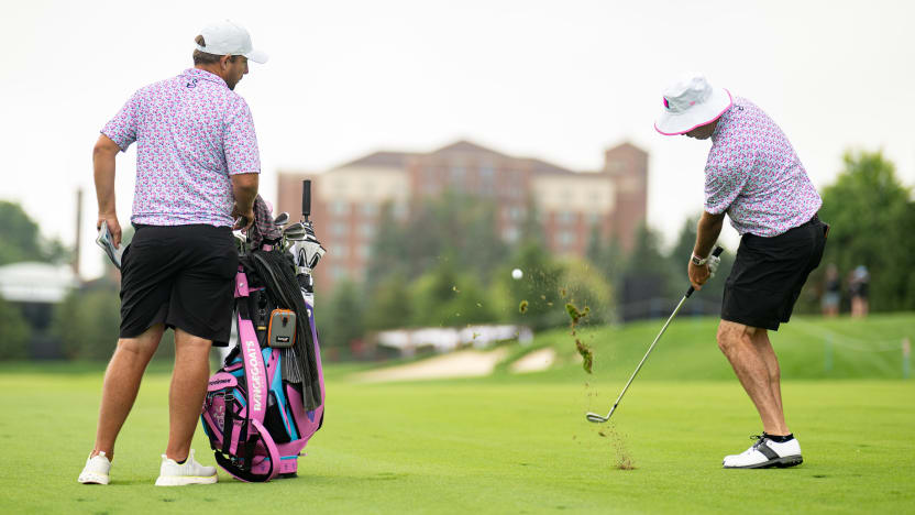 RangeGoats GC Captain Bubba Watson during the practice round before the start of LIV Golf Team Championship Michigan at The Cardinal at Saint John’s on Tuesday, August 19, 2025 in Plymouth, MIchigan. (Photo by Charles Laberge/LIV Golf)