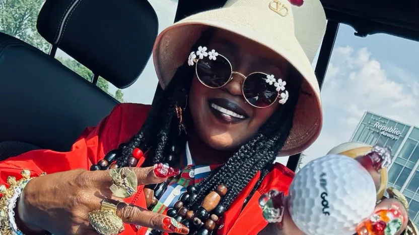 Lauryn Hill Attends LIV Golf Indianapolis 2025.