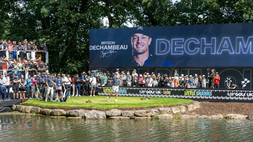 Crushers GC Bryson DeChambeau at LIV Golf UK 2024