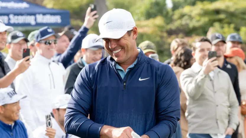 Captain Brooks Koepka of Smash GC seen on the driving range before the Showdown at the Shadow Creek Golf Course on Monday, Dec. 16, 2024 in Las Vegas, Nevada. (Photo by Montana Pritchard/LIV Golf)