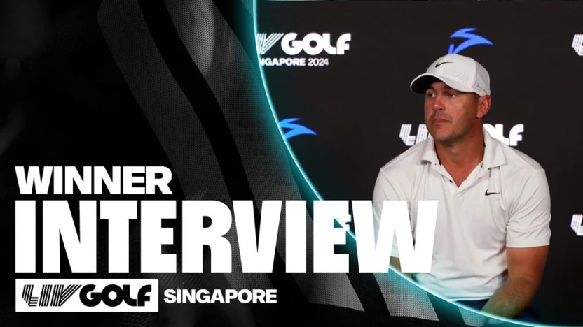 Winner Interview: Brooks using win as prep for PGA