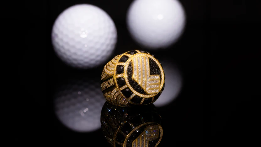 The 2025 LIV Golf Individual Championship Ring. (IFANDCO)