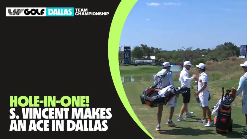 image: Hole-in-one! S. Vincent makes ace in quarterfinals in Dallas