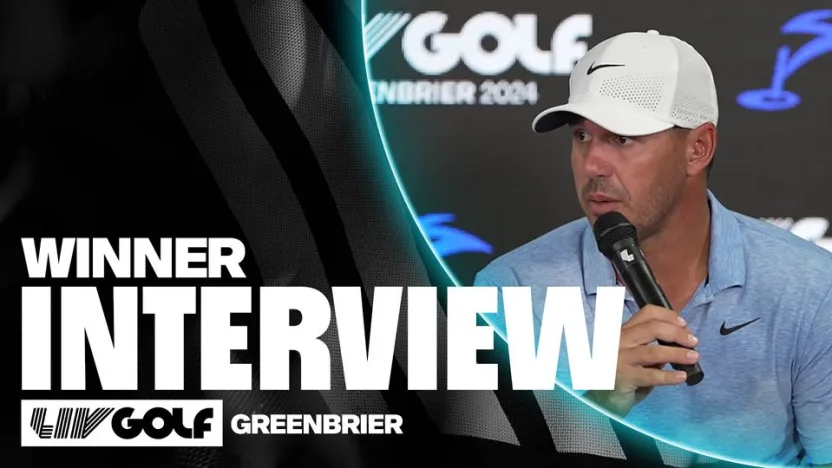 Winner Interview: Koepka & Smash GC talk Greenbrier victory