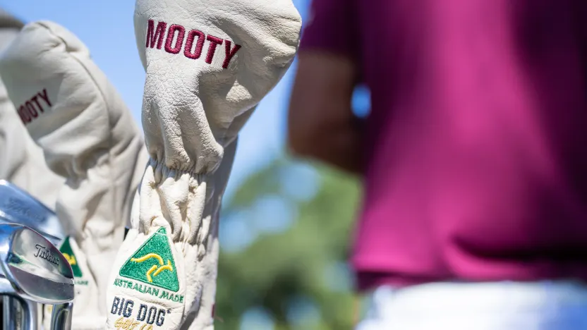 Ripper GC gold club cover is seen during the final round of LIV Golf Andalucía at Real Club Valderrama on Sunday, July 13, 2025 in San Roque, Spain. (Photo by Matthew Harris/LIV Golf)
