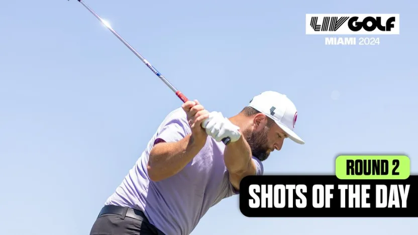 image: Highlights: Top shots from round 2 | LIV Golf Miami 