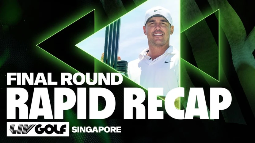 image: Rapid Recap: Koepka wins LIV Golf Singapore | Round 3