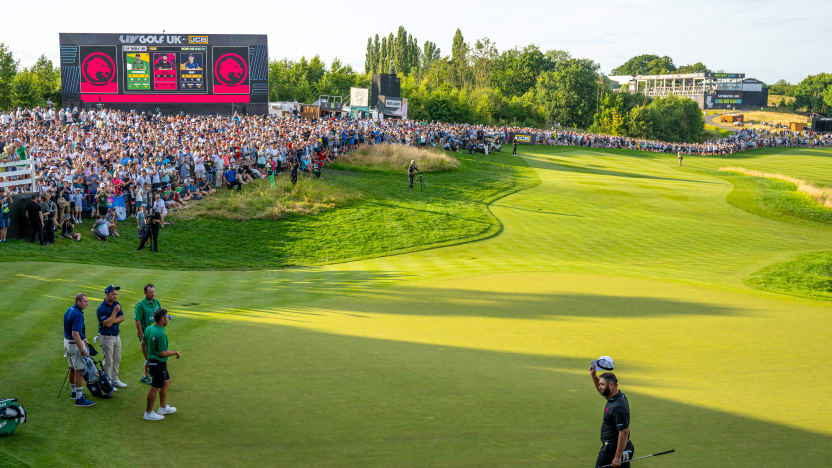 Legion XIII Captain Jon Rahm at LIV Golf UK 2024