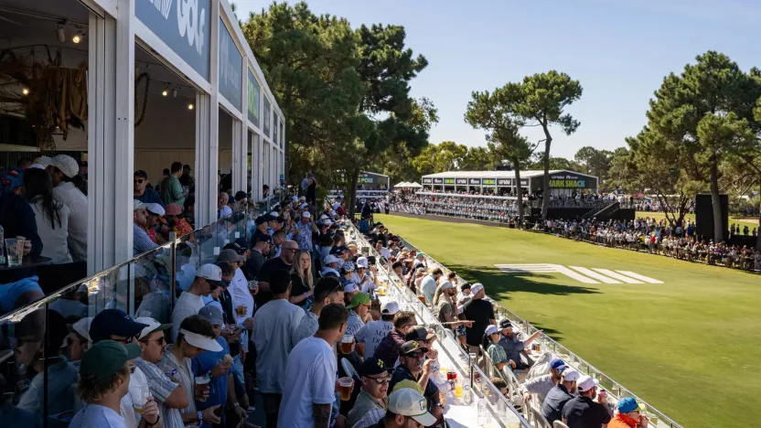 A scenic view of the 12th hole during the final round of LIV Golf Adelaide at the Grange Golf Club on Sunday, April 28, 2024 in Adelaide, Australia. (Photo by Montana Pritchard/LIV Golf)