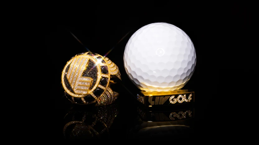 The 2025 LIV Golf Individual Championship Ring. (IFANDCO)