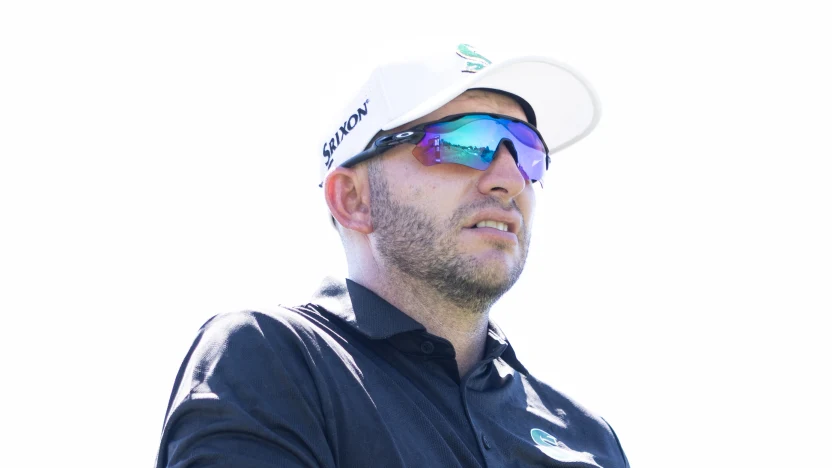Dean Burmester of Stinger GC is seen on on the 15th hole during the practice round before the start of LIV Golf Dallas at Maridoe Golf Club on Tuesday, June 24, 2025 in Carrollton, Texas. (Photo by Chris Trotman/LIV Golf)