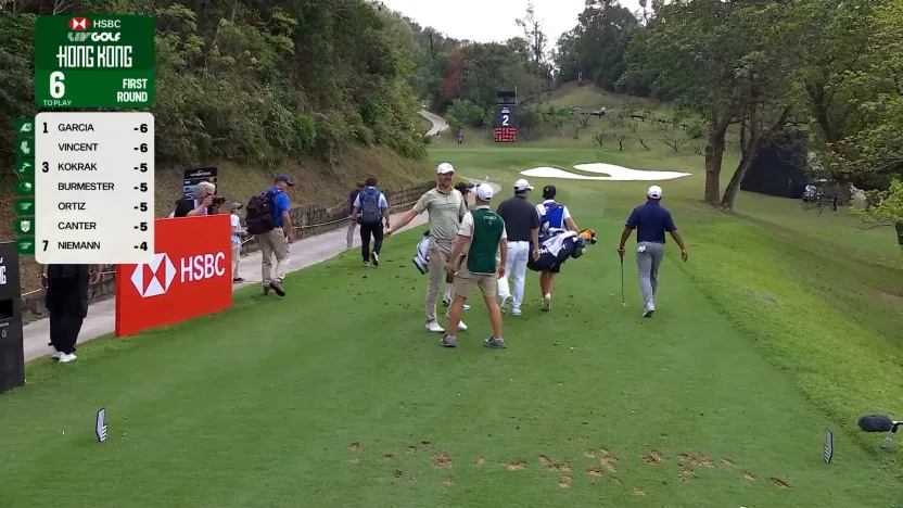 Watch: Victor Perez makes ace in Rd.1! 