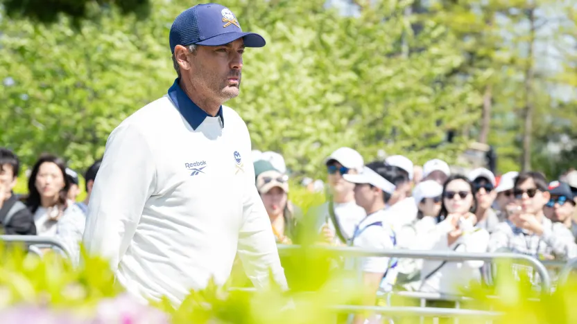 Charles Howell III of Crushers GC seen during the final round of LIV Golf Korea at Jack Nicklaus Golf Club on Sunday, May 04, 2025 in Incheon, South Korea. (Photo by Charles Laberge/LIV Golf)