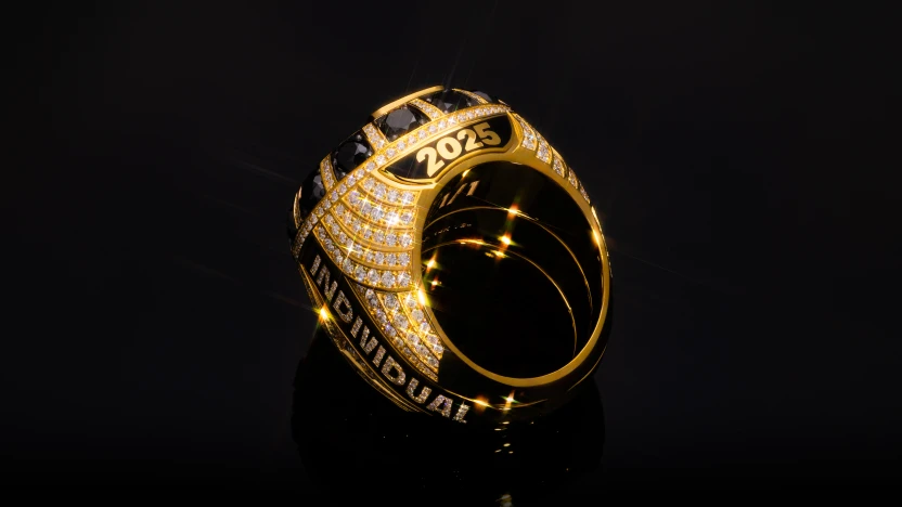 The 2025 LIV Golf Individual Championship Ring. (IFANDCO)
