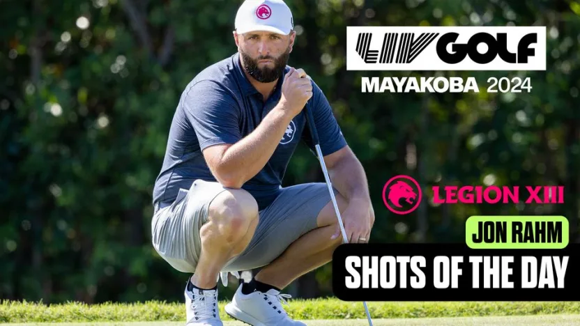 image: HIGHLIGHTS: JON RAHM'S FIRST LIV GOLF ROUND