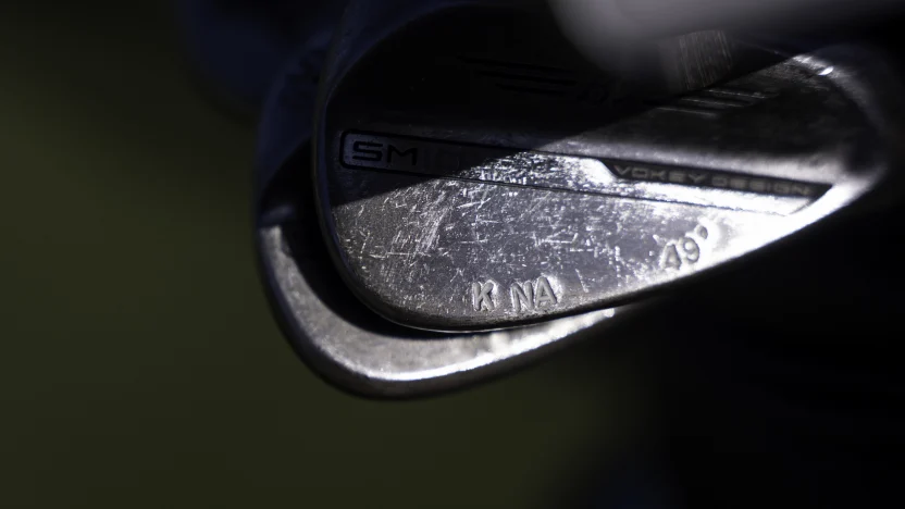 Captain Kevin Na of Iron Heads GC golf clubs seen during the final round of LIV Golf Andalucía at Real Club Valderrama on Sunday, July 13, 2025 in San Roque, Spain. (Photo by Mateo Villalba/LIV Golf)