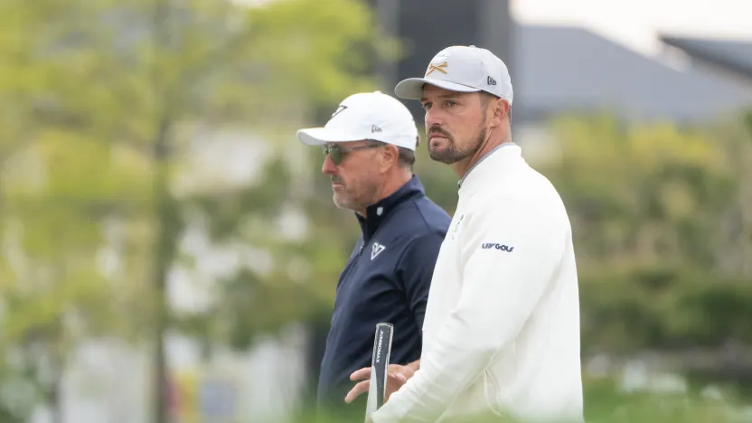 Watch: Mickelson, DeChambeau face off in YouTube match