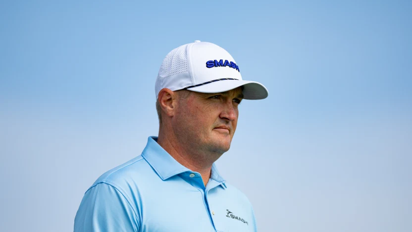 Jason Kokrak of Smash GC seen on the second tee during the final round of The Open Championship at Royal Portrush Golf Club on Sunday, July 20, 2025 in Portrush, Northern Ireland. (Photo by LIV Golf)