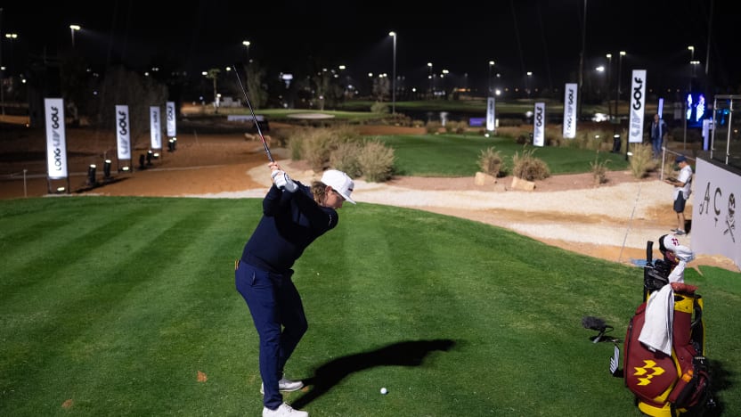 image: Captain Cameron Smith of Ripper GC hits a tee shot during the pro-am before the start of LIV Golf Riyadh at Riyadh Golf Club on Wednesday, February 05, 2025 in Riyadh, Saudi Arabia. (Photo by Pedro Salado/LIV Golf)
