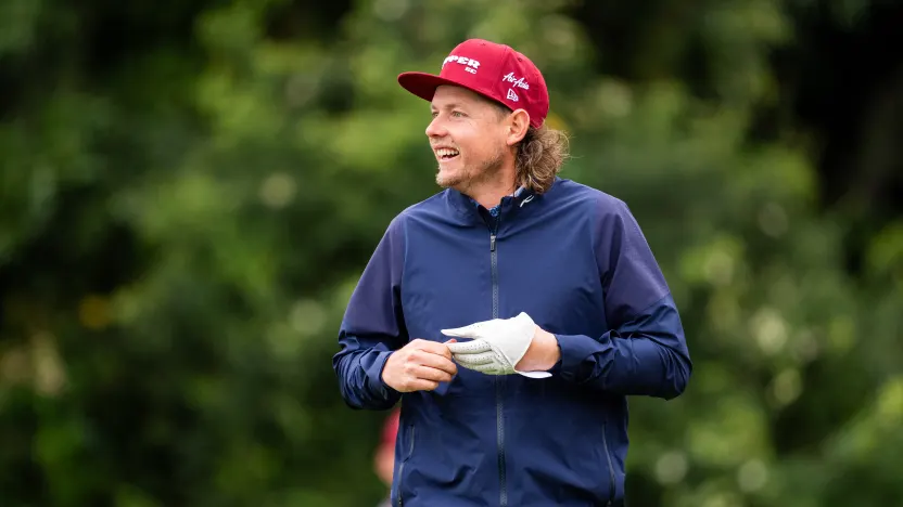 Captain Cameron Smith of Ripper GC seen on the 13th hole during the pro-am before the start of LIV Golf Hong Kong at Hong Kong Golf Club Fanling on Thursday, March 06, 2025 in Fanling, Hong Kong. (Photo by Mateo Villalba/LIV Golf)