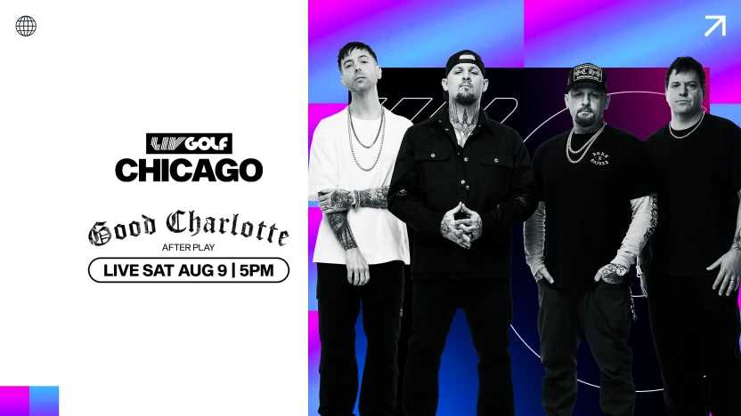 Good Charlotte to perform live concert on Saturday, August 9 at LIV Golf Chicago