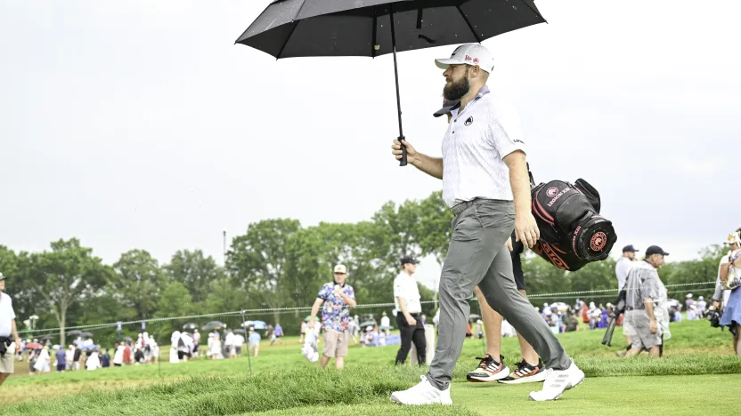 Tyrrell Hatton of Legion XIII walks the 12th hole during the third round of the US Open at Oakmont Country Club on Saturday, June 14, 2025 in Oakmont, Pennsylvania. (Photo by Charles Laberge/LIV Golf)