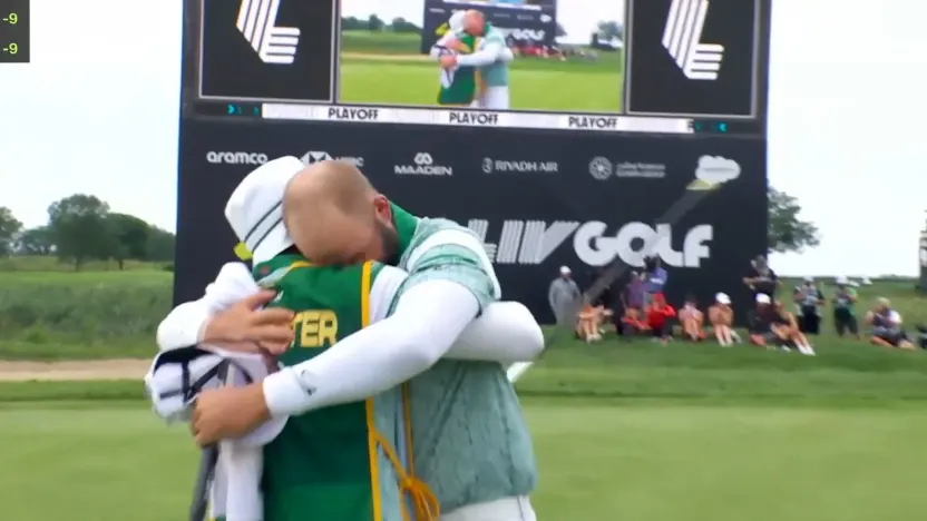 Watch: Dean Burmester's winning birdie putt in Chicago
