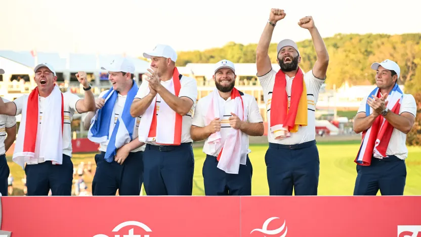 Hatton delivers key half-point to give Europe the Ryder Cup win
