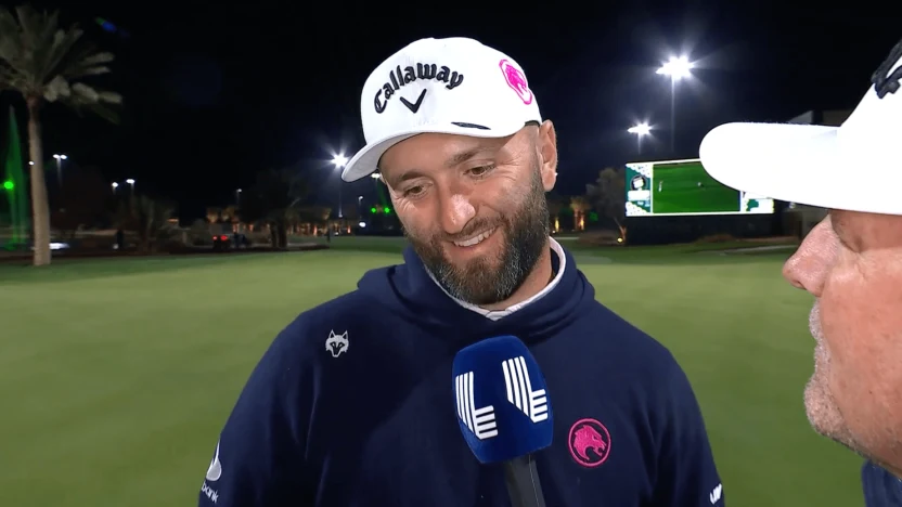 Rahm: 'I feel like I played good golf' on Riyadh Rd. 1