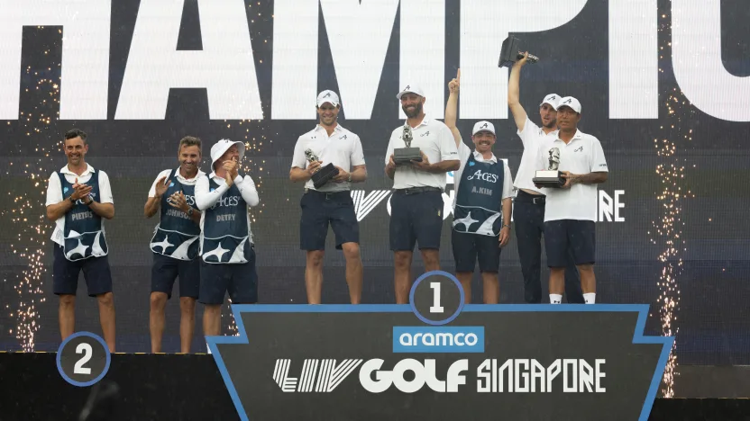 4Aces GC has started 2026 as the hottest team in the league. (Photo by Chris Trotman/LIV Golf)