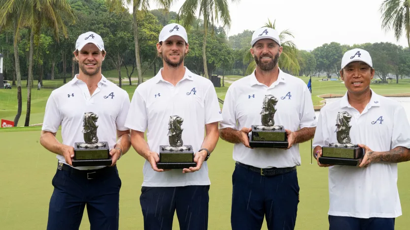 4Aces GC victorious at Aramco LIV Golf Singapore for second straight team title