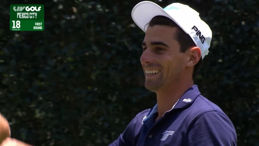 Watch: Joaquin Niemann makes ace in Round 1!