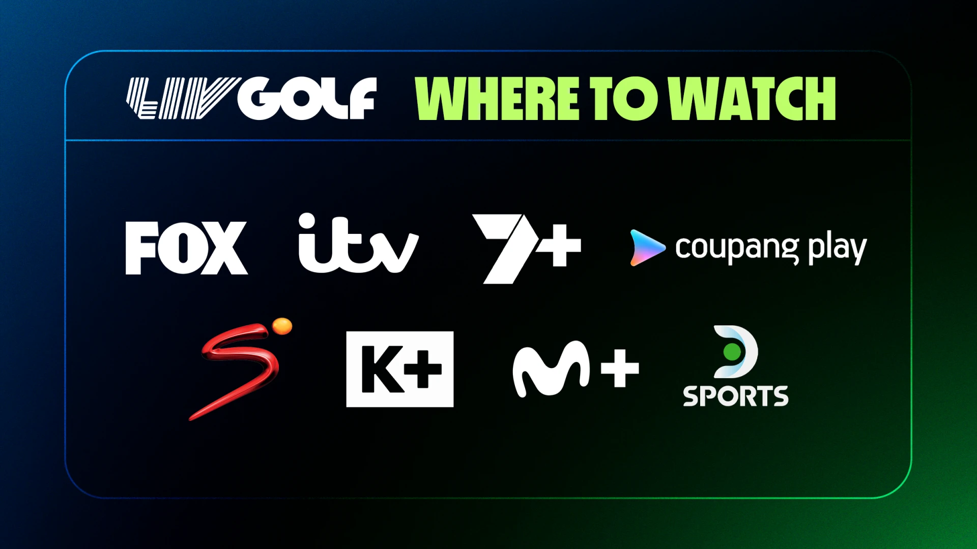 Where to watch liv golf