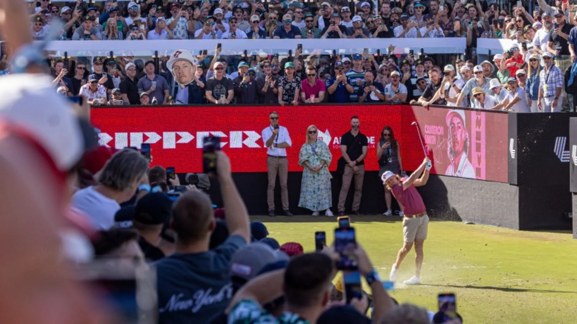 image: Adelaide 25: Watering Hole Cam Smith teeing off