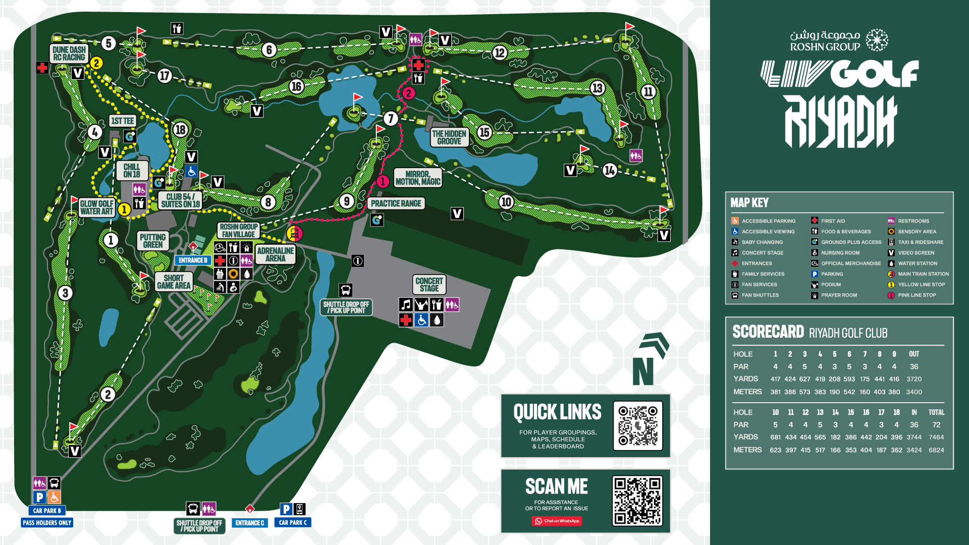 LIV Riyadh 2026 Site Map