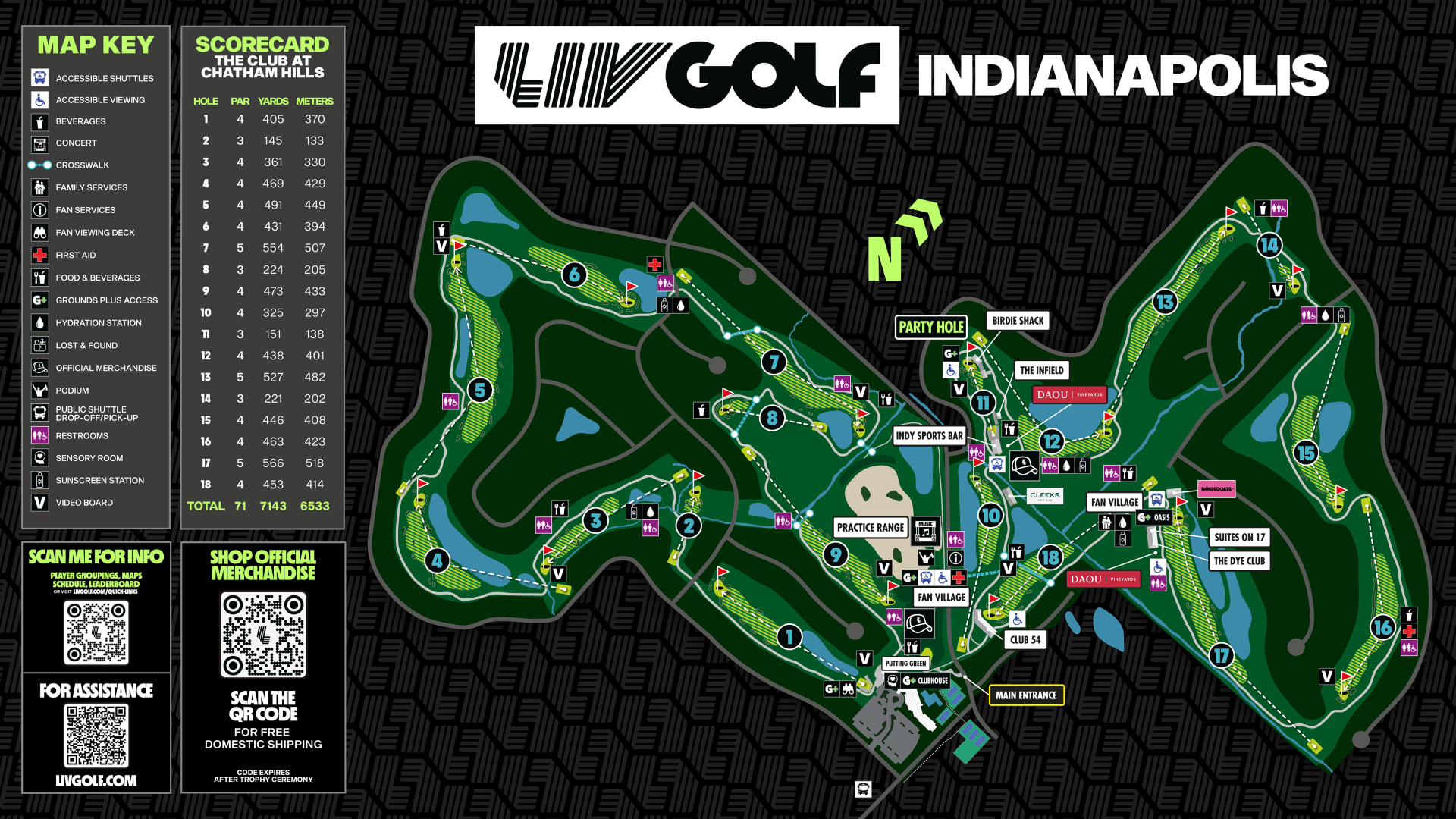 LIV Indianapolis Site Map Web