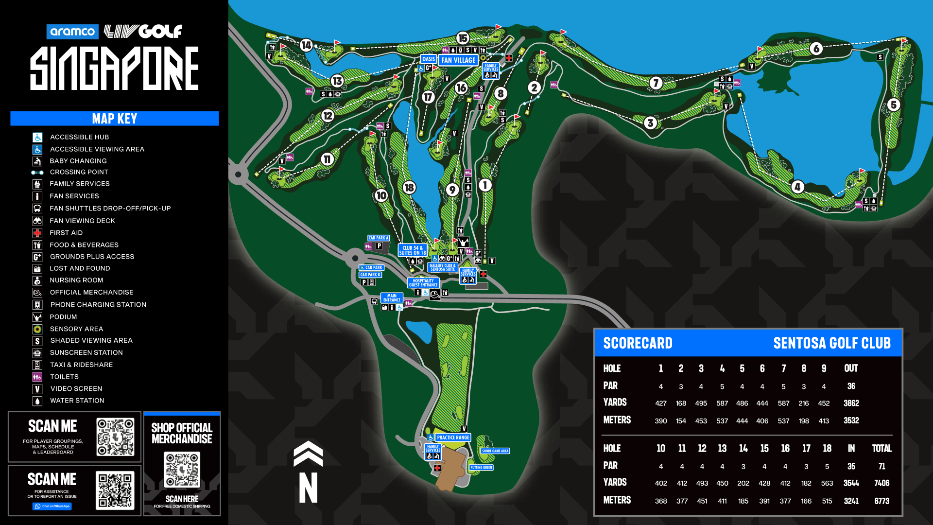 LIV Singapore 2026 Site Map