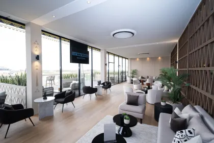 Interior view of Club 54 during the first round of LIV Golf Riyadh at Riyadh Golf Club on Thursday, February 06, 2025 in Riyadh, Saudi Arabia. (Photo by Mateo Villalba/LIV Golf)