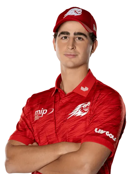 Luis Masaveu of Fireballs GC poses for a portrait during the LIV Golf Media Week at the Hilton on Wednesday, January 08, 2025 in West Palm Beach, Florida. (Photo by Montana Pritchard/LIV Golf)